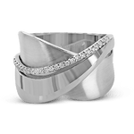 Right Hand Ring in 18k Gold with Diamonds
