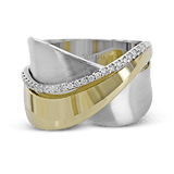 Right Hand Ring in 18k Gold with Diamonds