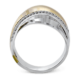 Right Hand Ring in 18k Gold with Diamonds