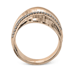 Right Hand Ring in 18k Gold with Diamonds