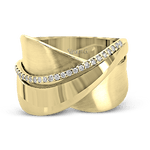 Right Hand Ring in 18k Gold with Diamonds