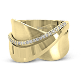 Right Hand Ring in 18k Gold with Diamonds