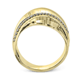 Right Hand Ring in 18k Gold with Diamonds