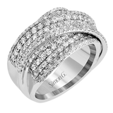 Right Hand Ring in 18k Gold with Diamonds