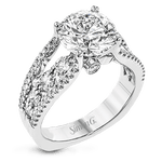 Engagement Ring in 18k Gold with Diamonds