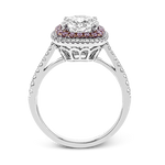 Engagement Ring in 18k Gold with Diamonds