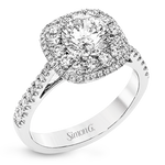 Engagement Ring in 18k Gold with Diamonds