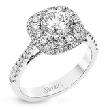 Engagement Ring in 18k Gold with Diamonds