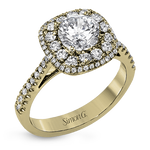 Engagement Ring in 18k Gold with Diamonds