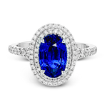 Color Ring in 18k Gold with Diamonds