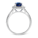 Color Ring in 18k Gold with Diamonds