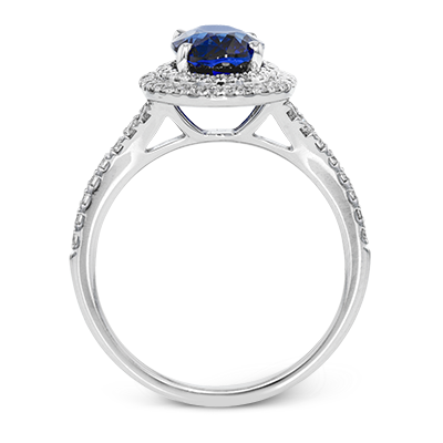 Color Ring in 18k Gold with Diamonds