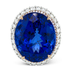 Color Ring in 18k Gold with Diamonds