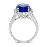 Color Ring in 18k Gold with Diamonds