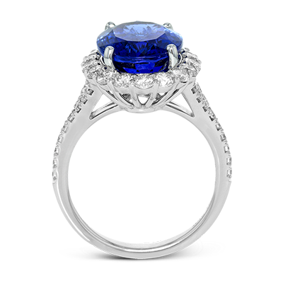 Color Ring in 18k Gold with Diamonds
