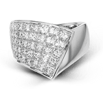 Right Hand Ring in 18k Gold with Diamonds