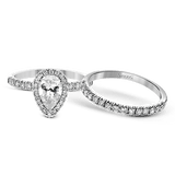 Wedding Set in 18k Gold with Diamonds