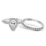 Wedding Set in 18k Gold with Diamonds
