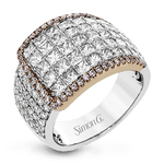 Right Hand Ring in 18k Gold with Diamonds