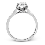 Engagement Ring in 18k Gold with Diamonds
