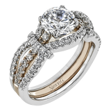 Wedding Set in 18k Gold with Diamonds