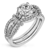 Wedding Set in 18k Gold with Diamonds