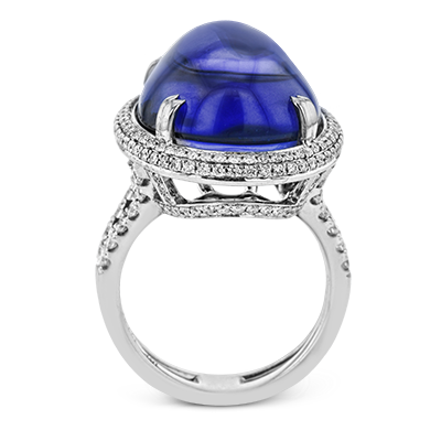 Color Ring in 18k Gold with Diamonds