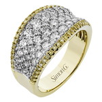 Right Hand Ring in 18k Gold with Diamonds