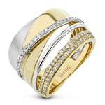 Right Hand Ring in 18k Gold with Diamonds