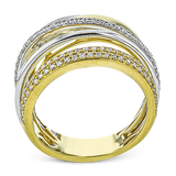 Right Hand Ring in 18k Gold with Diamonds