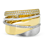Right Hand Ring in 18k Gold with Diamonds