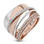 Right Hand Ring in 18k Gold with Diamonds