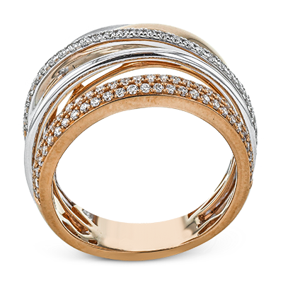 Right Hand Ring in 18k Gold with Diamonds