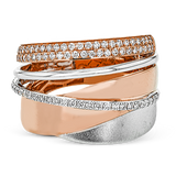 Right Hand Ring in 18k Gold with Diamonds
