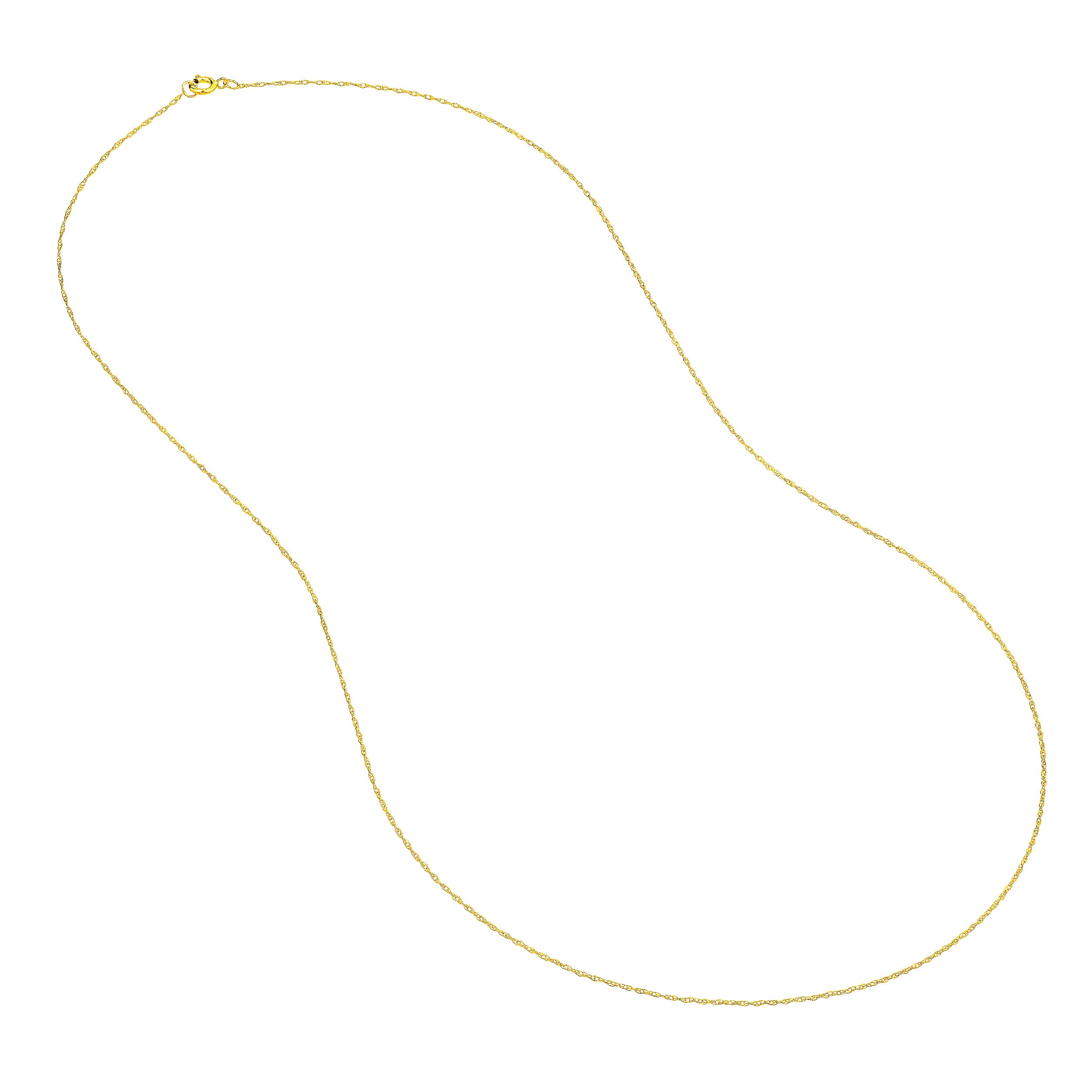 0.7mm Pendant Rope Chain with Spring Ring