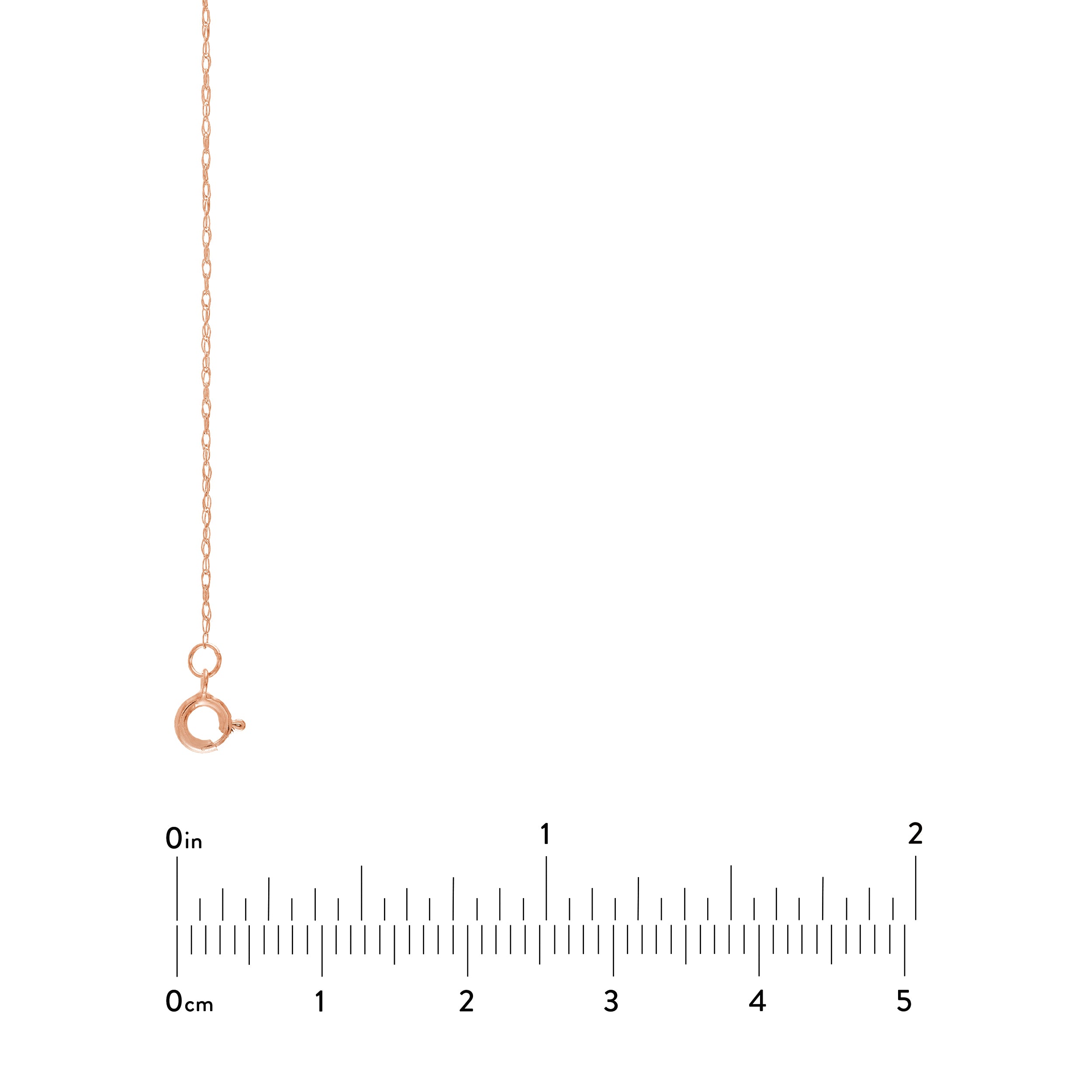 0.7mm Pendant Rope Chain with Spring Ring