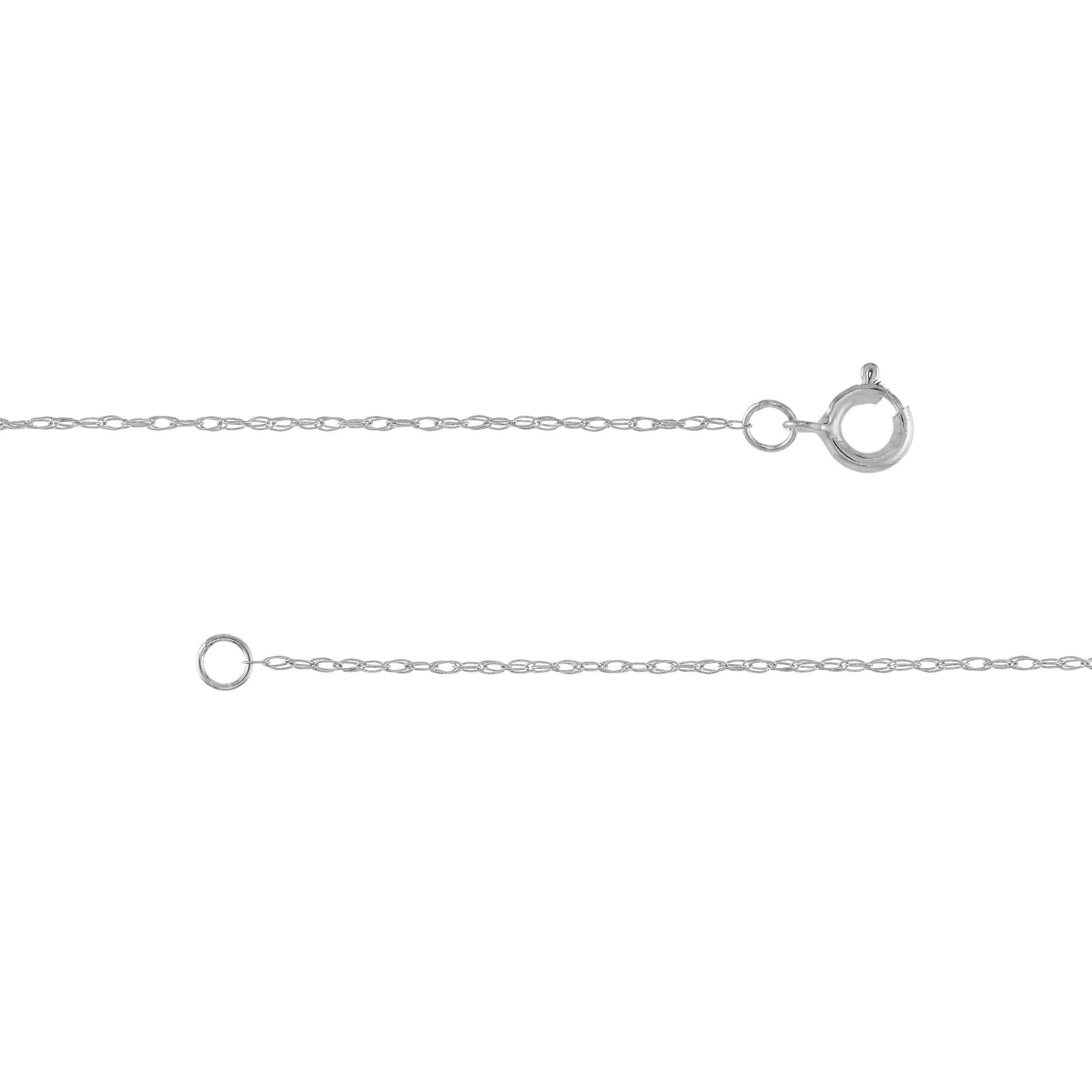 0.7mm Pendant Rope Chain with Spring Ring