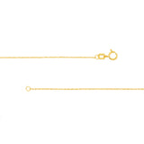 0.80mm Pendant Rope Chain with Spring Ring