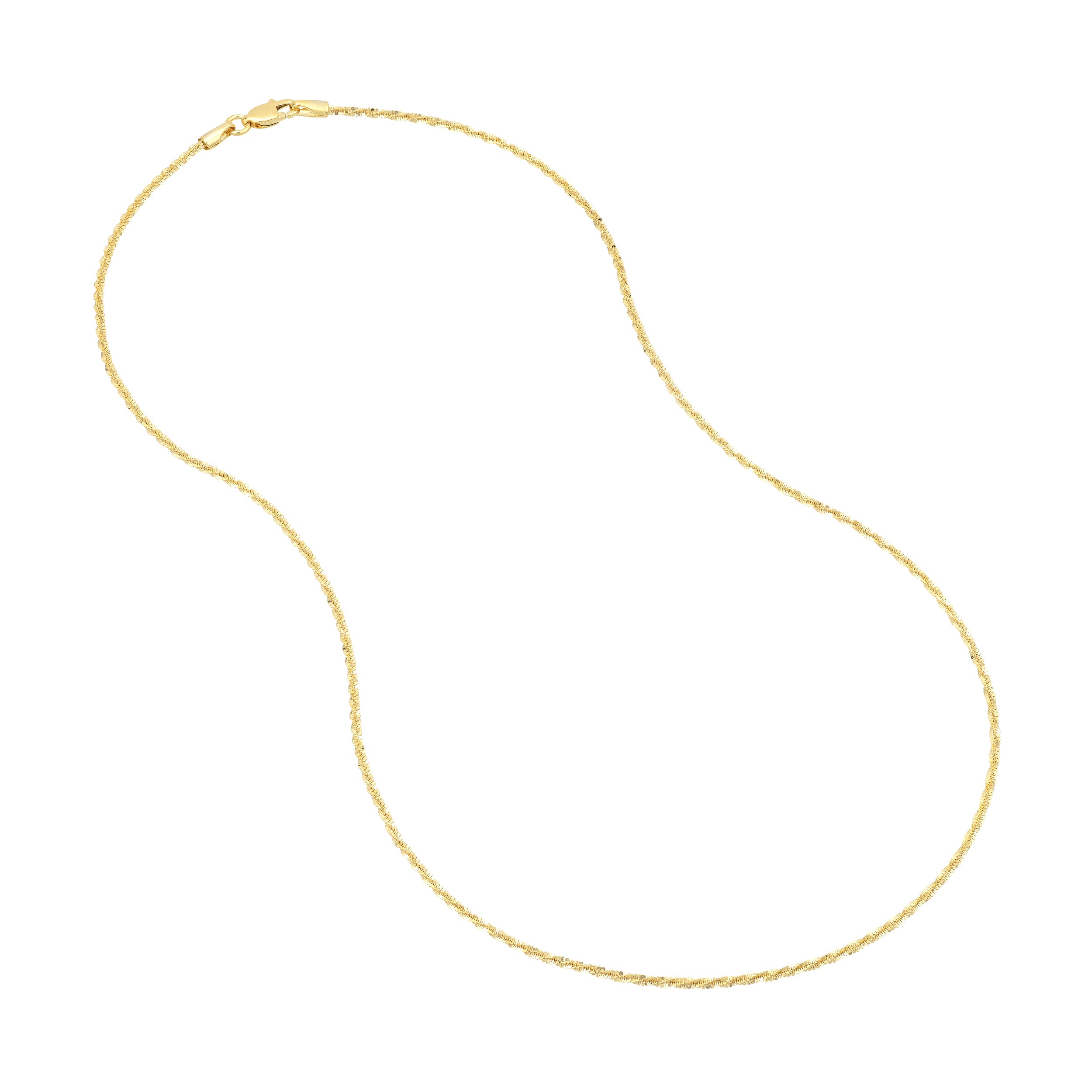 1.45mm Sparkle Chain with Lobster Lock