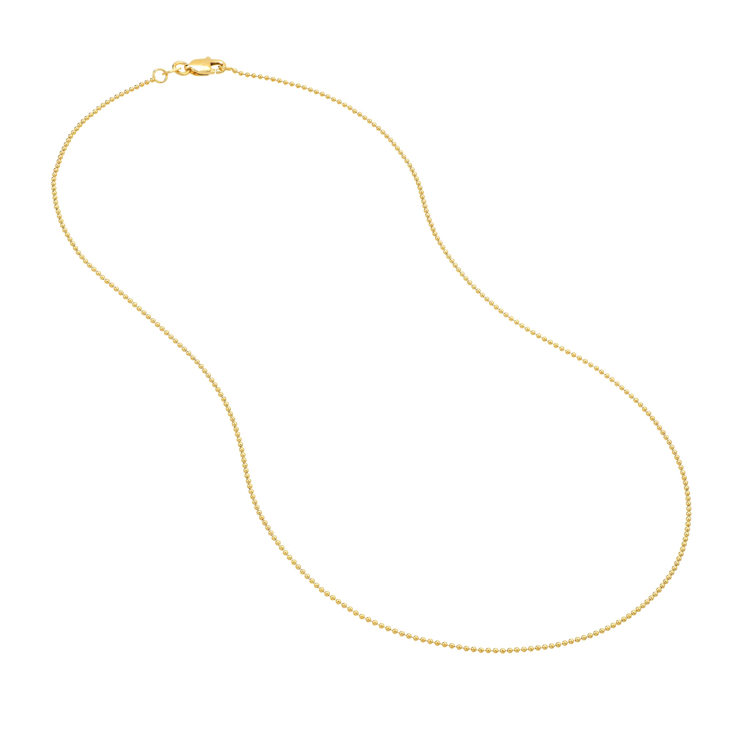 1.00mm Bead 100 Lobster Lock Qtag