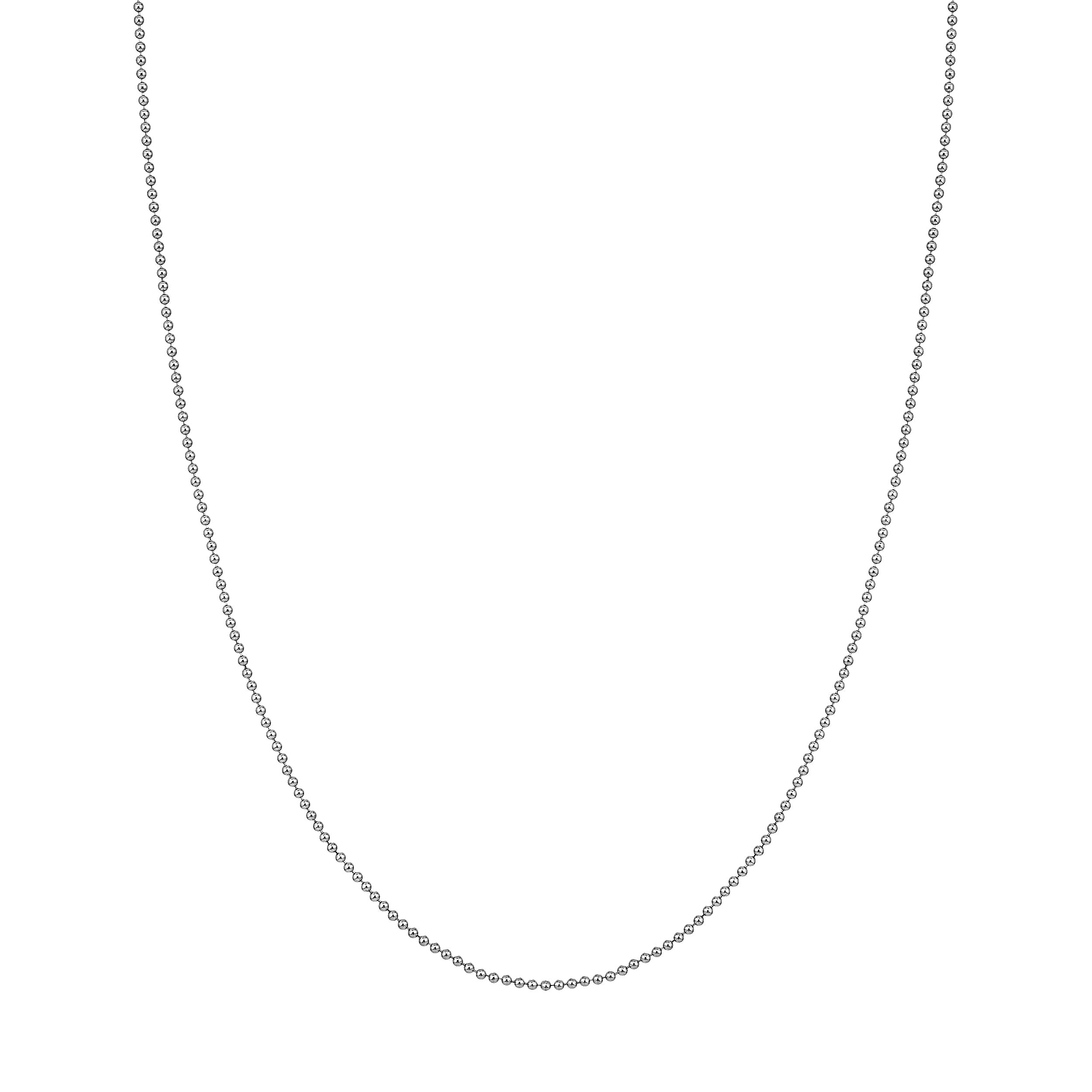 1.5mm Bead Chain with Lobster Lock