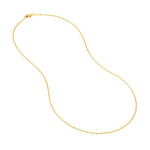1.2mm D/C Bead and Barrel Chain with Lobster Lock