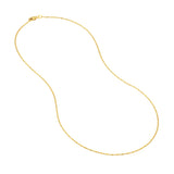 1.2mm D/C Bead and Barrel Chain with Lobster Lock