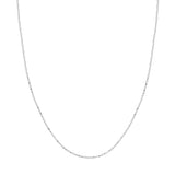 1.2mm D/C Bead and Barrel Chain with Lobster Lock