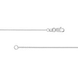 0.9mm Cable Chain with Lobster Lock