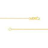 0.9mm Cable Chain with Lobster Lock