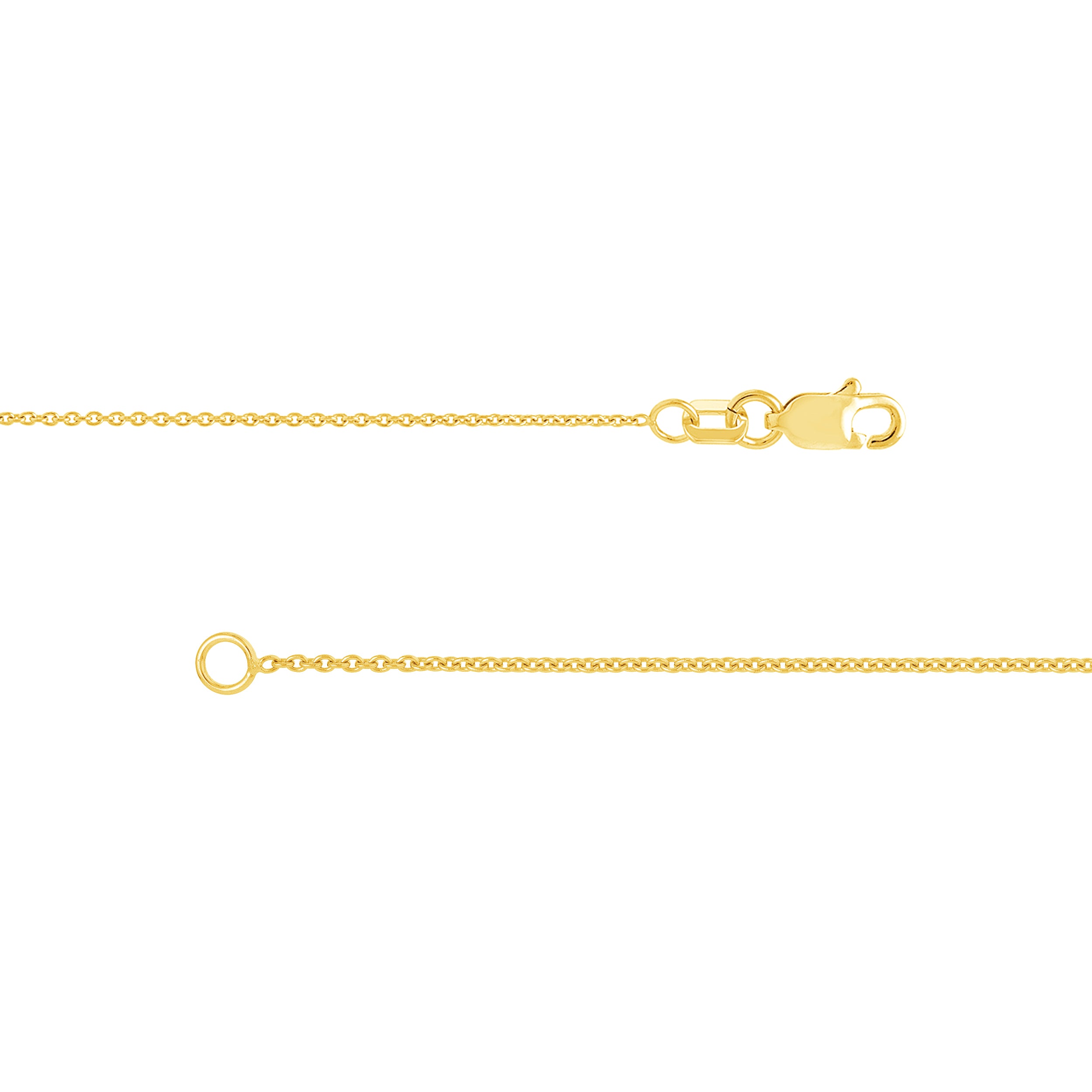 0.9mm Cable Chain with Lobster Lock