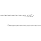 Sterling Silver 2mm Cable Chain with Lobster Lock