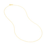 0.65mm D/C Cable Chain with Spring Ring Qtag