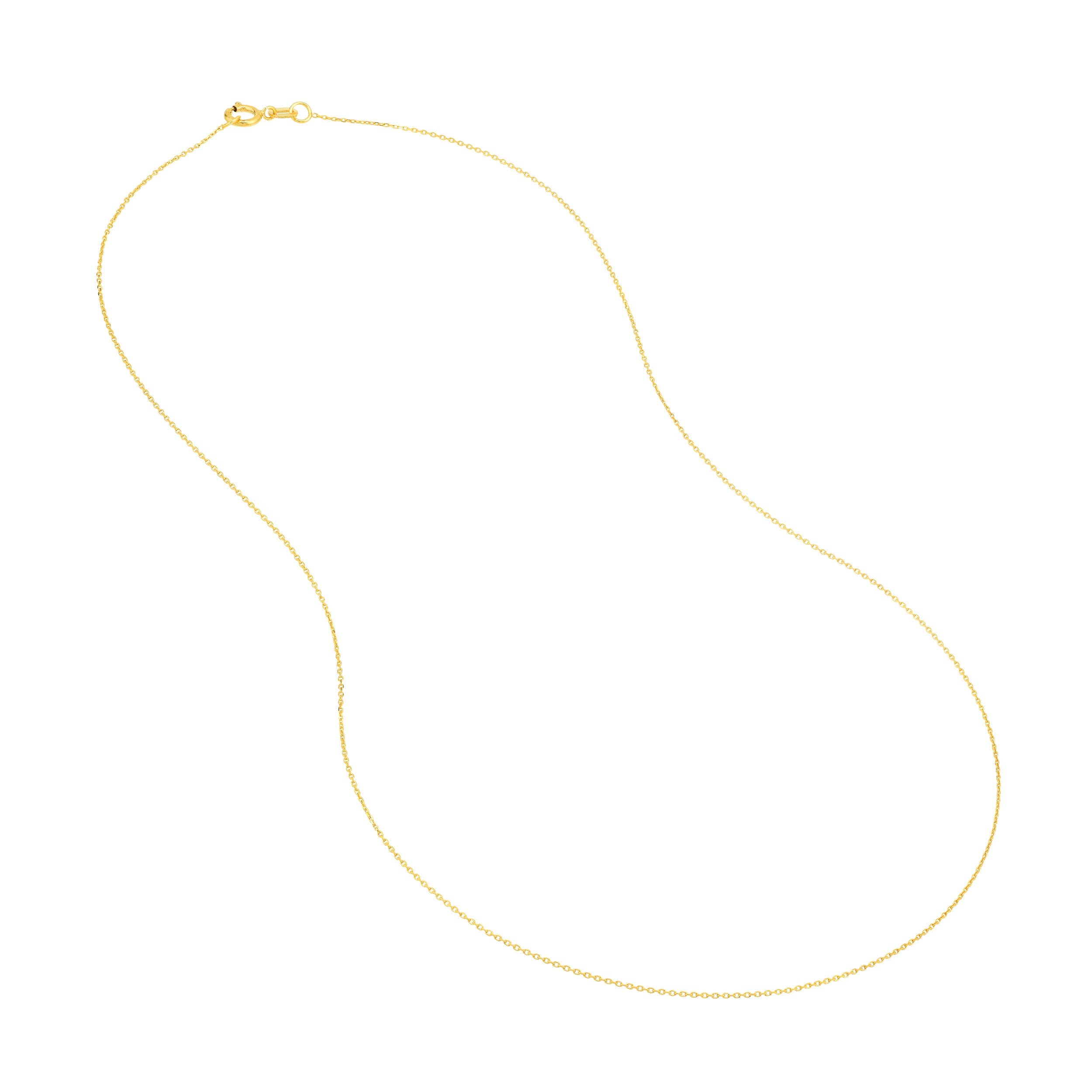 0.65mm D/C Cable Chain with Spring Ring Qtag